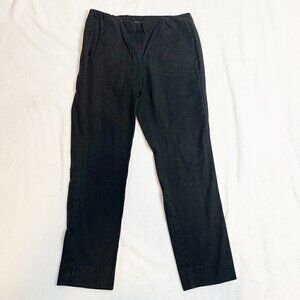 J. Jill essential cotton stretch black straight leg hidden pocket elastic waist